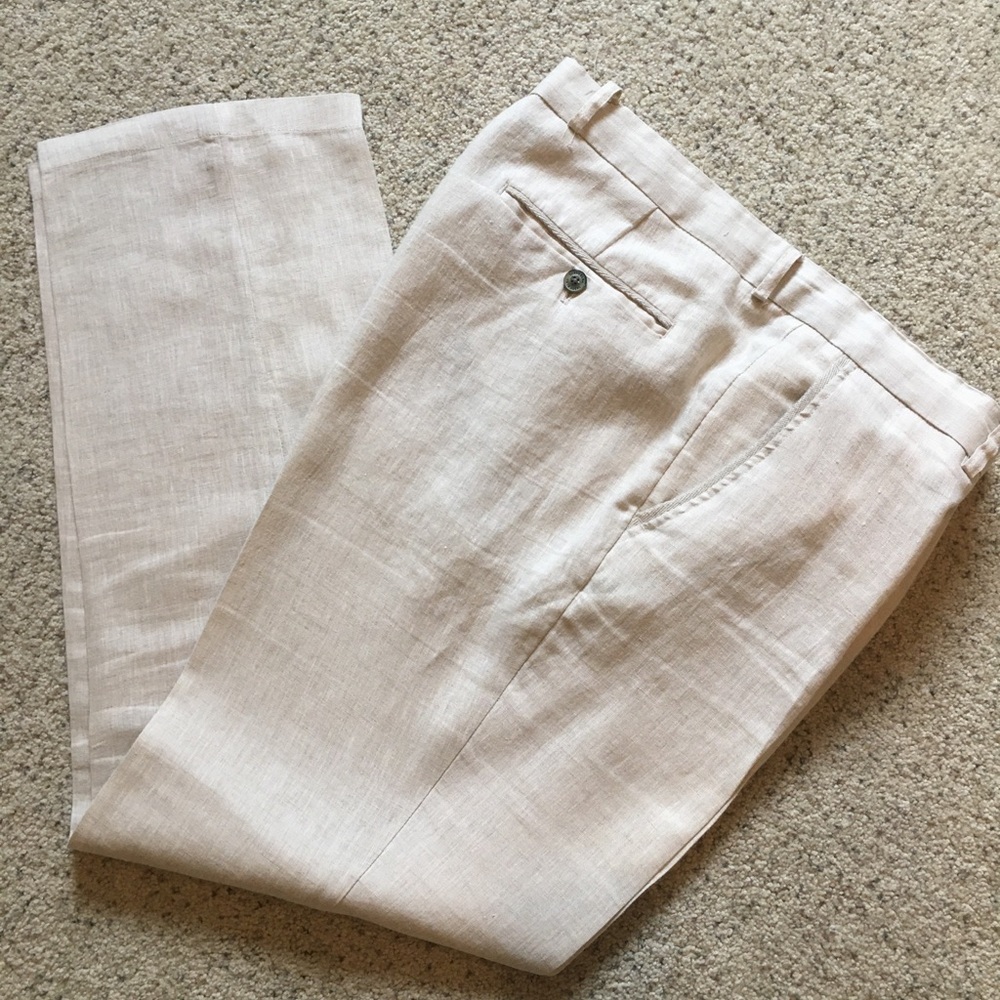 Tasso Elba linen dress pants 36x32